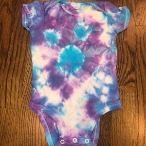 Mickey tie dye onesie